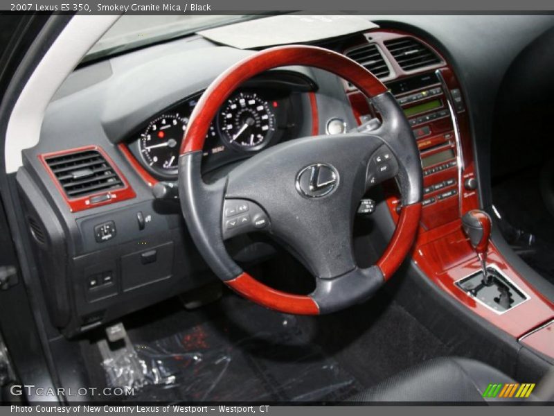 Smokey Granite Mica / Black 2007 Lexus ES 350