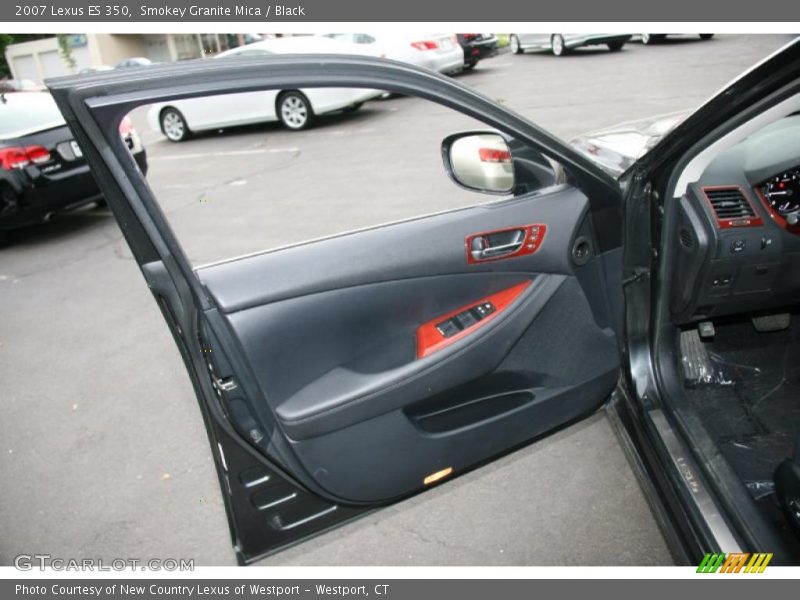 Smokey Granite Mica / Black 2007 Lexus ES 350