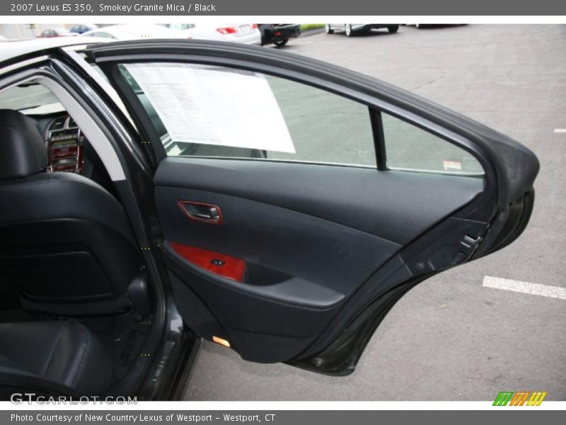 Smokey Granite Mica / Black 2007 Lexus ES 350
