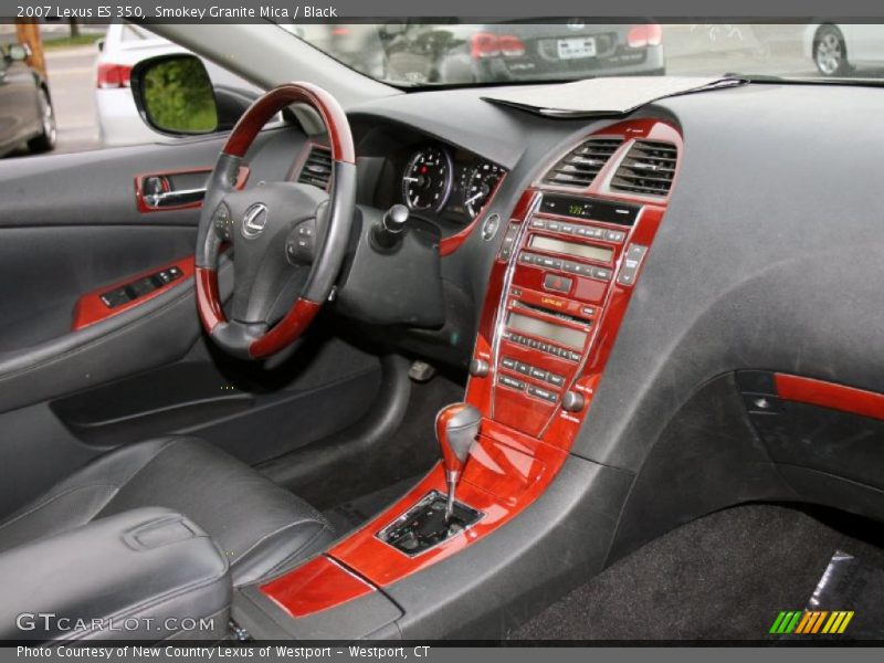 Smokey Granite Mica / Black 2007 Lexus ES 350