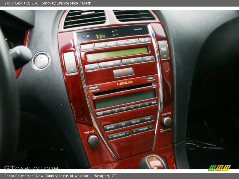 Smokey Granite Mica / Black 2007 Lexus ES 350