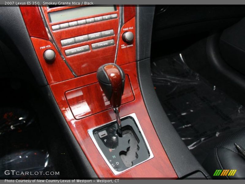 Smokey Granite Mica / Black 2007 Lexus ES 350
