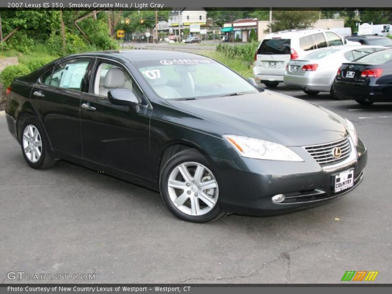 Smokey Granite Mica / Light Gray 2007 Lexus ES 350