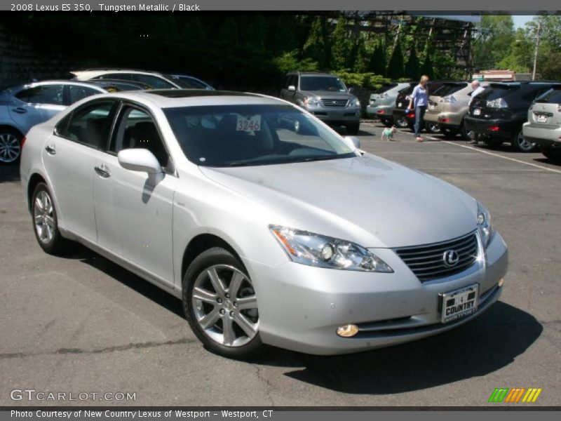 Tungsten Metallic / Black 2008 Lexus ES 350