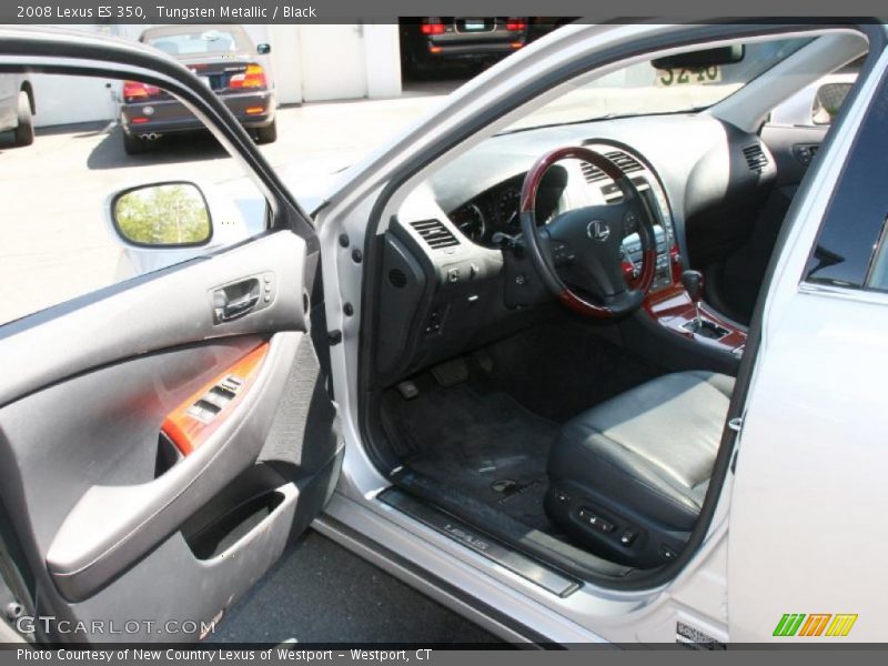Tungsten Metallic / Black 2008 Lexus ES 350