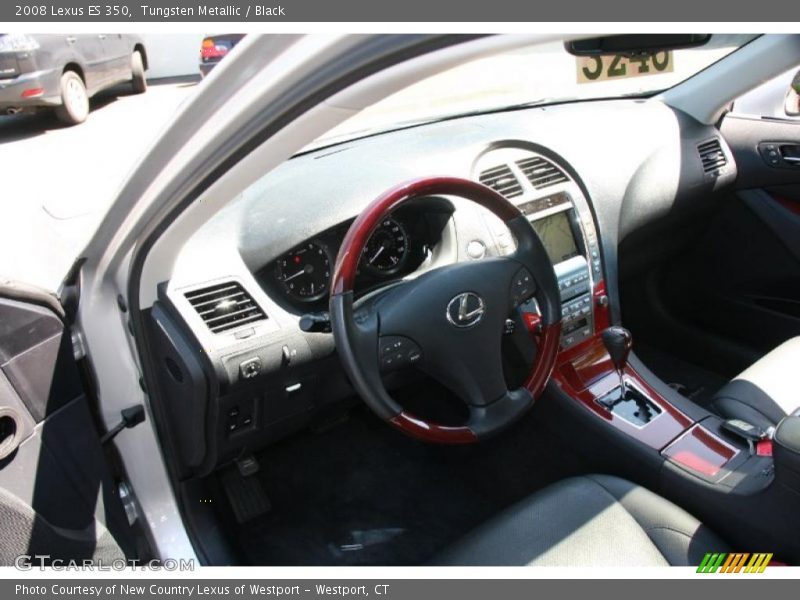 Tungsten Metallic / Black 2008 Lexus ES 350