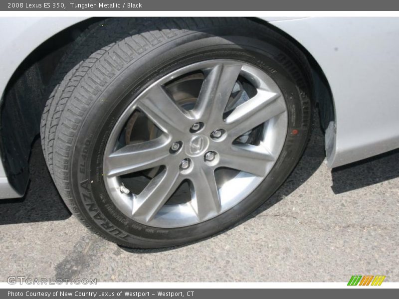 Tungsten Metallic / Black 2008 Lexus ES 350