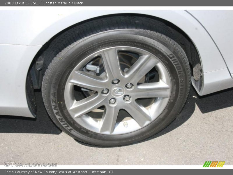 Tungsten Metallic / Black 2008 Lexus ES 350