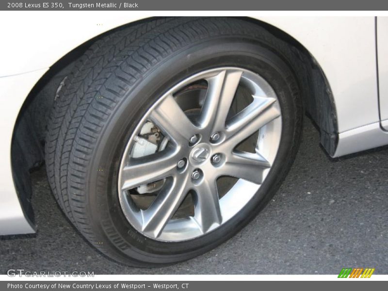 Tungsten Metallic / Black 2008 Lexus ES 350