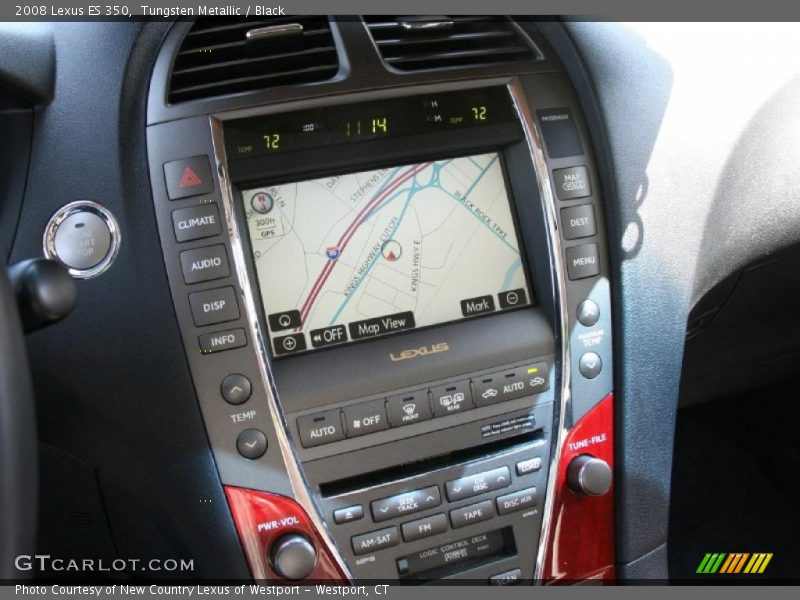 Tungsten Metallic / Black 2008 Lexus ES 350