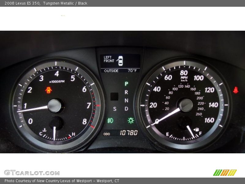 Tungsten Metallic / Black 2008 Lexus ES 350