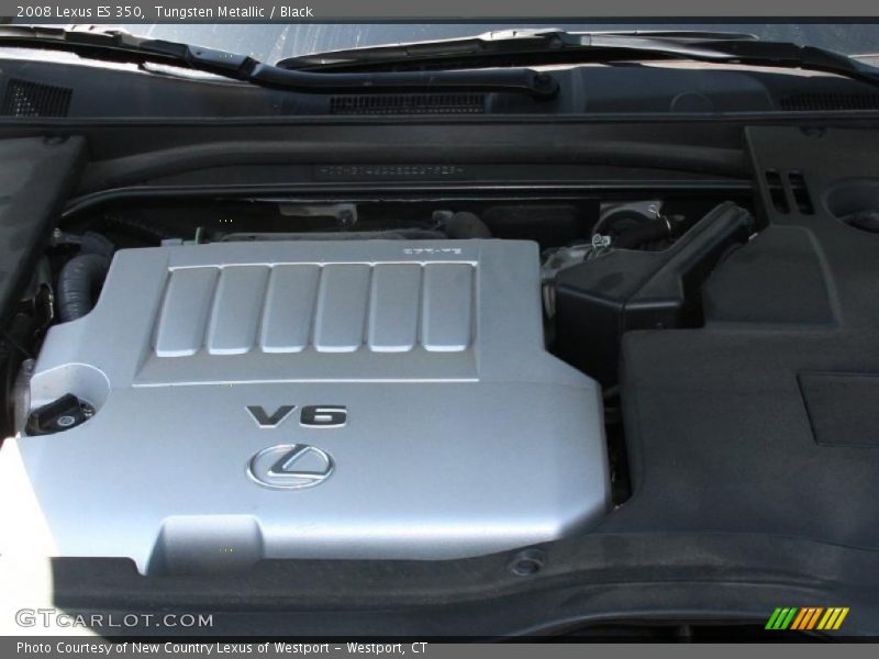 Tungsten Metallic / Black 2008 Lexus ES 350