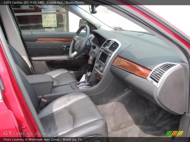 Crystal Red / Ebony/Ebony 2008 Cadillac SRX 4 V8 AWD