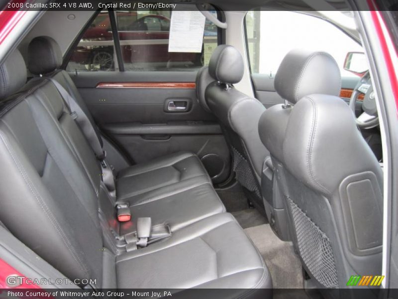 Crystal Red / Ebony/Ebony 2008 Cadillac SRX 4 V8 AWD