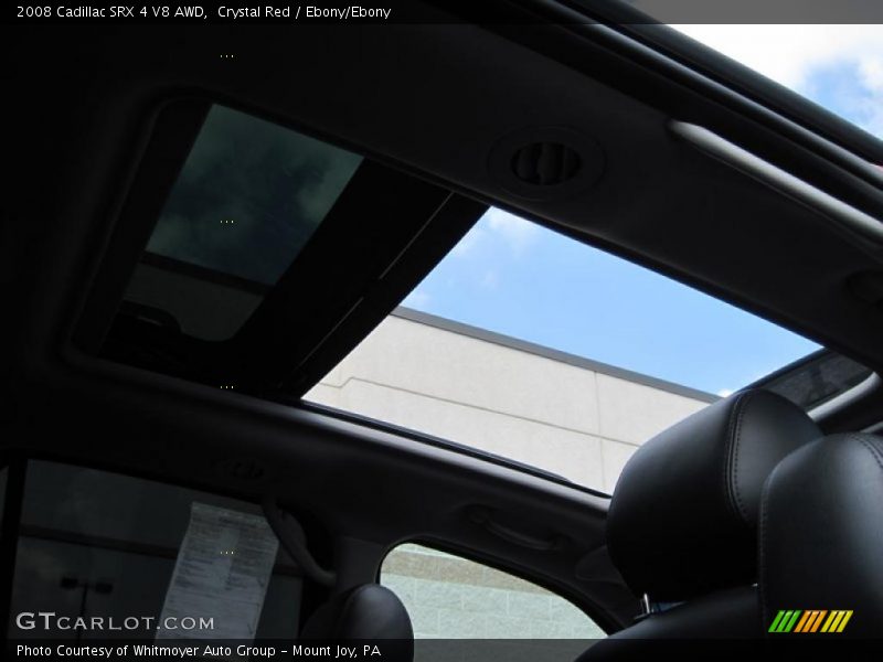 Crystal Red / Ebony/Ebony 2008 Cadillac SRX 4 V8 AWD