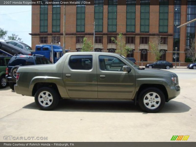 Aberdeen Green Metallic / Olive 2007 Honda Ridgeline RTS