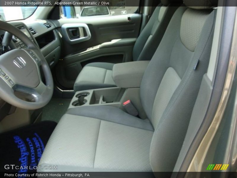 Aberdeen Green Metallic / Olive 2007 Honda Ridgeline RTS