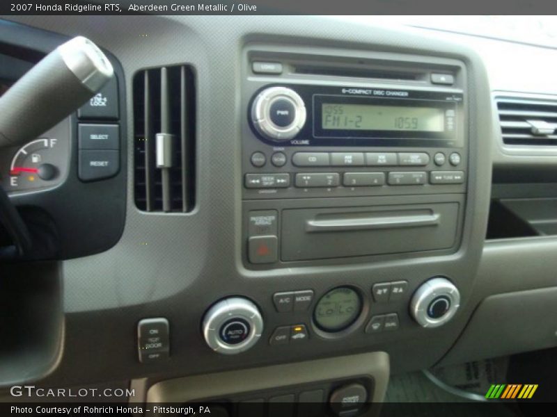 Aberdeen Green Metallic / Olive 2007 Honda Ridgeline RTS