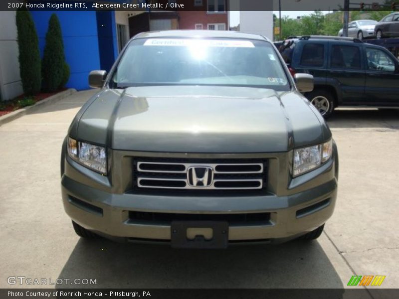 Aberdeen Green Metallic / Olive 2007 Honda Ridgeline RTS