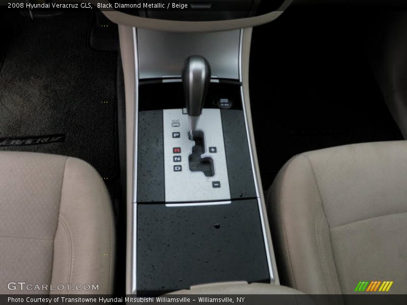 Black Diamond Metallic / Beige 2008 Hyundai Veracruz GLS