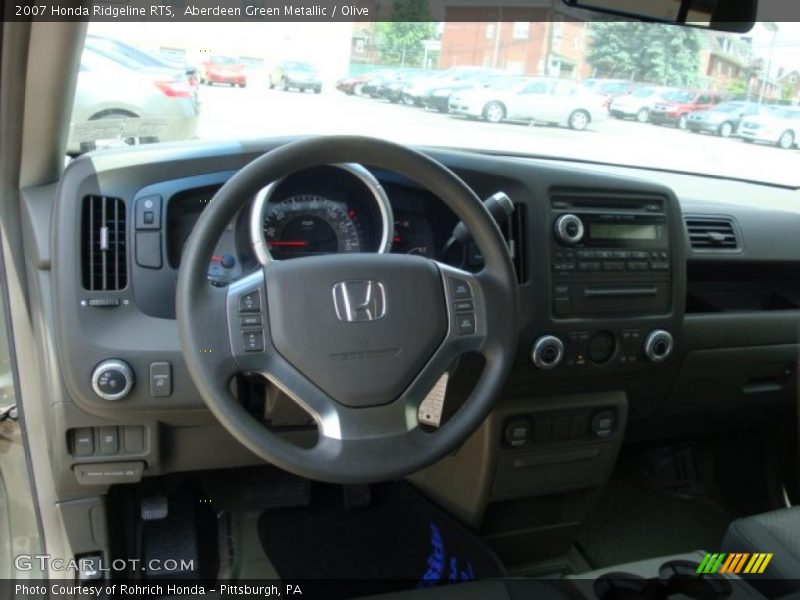 Aberdeen Green Metallic / Olive 2007 Honda Ridgeline RTS
