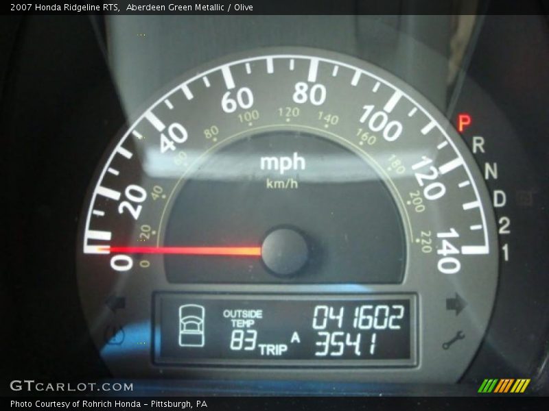 Aberdeen Green Metallic / Olive 2007 Honda Ridgeline RTS