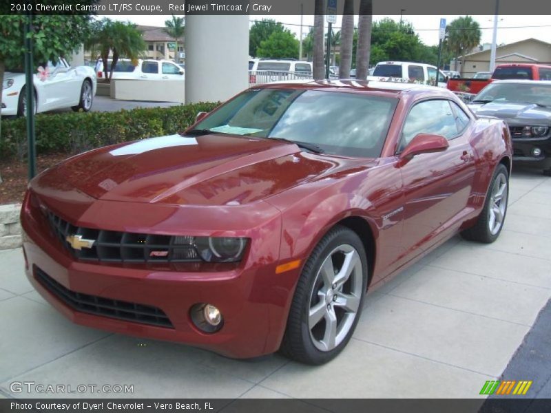 Red Jewel Tintcoat / Gray 2010 Chevrolet Camaro LT/RS Coupe