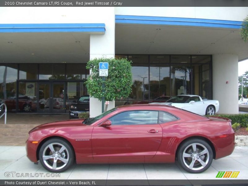 Red Jewel Tintcoat / Gray 2010 Chevrolet Camaro LT/RS Coupe