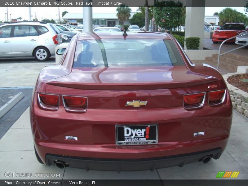 Red Jewel Tintcoat / Gray 2010 Chevrolet Camaro LT/RS Coupe