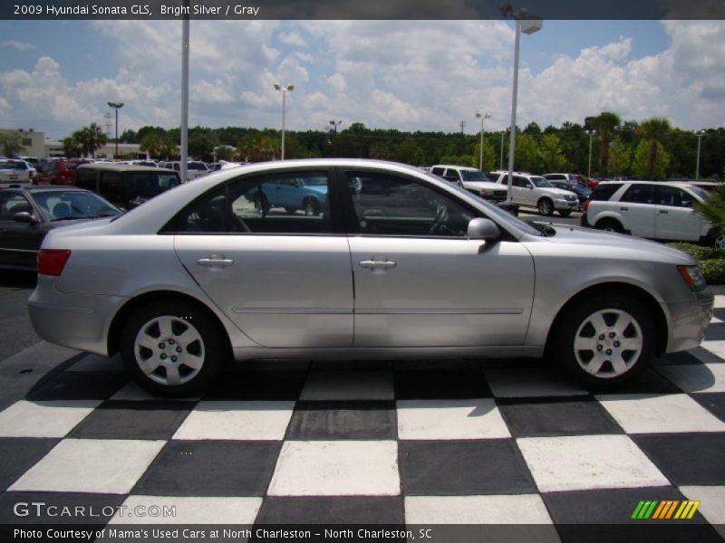 Bright Silver / Gray 2009 Hyundai Sonata GLS