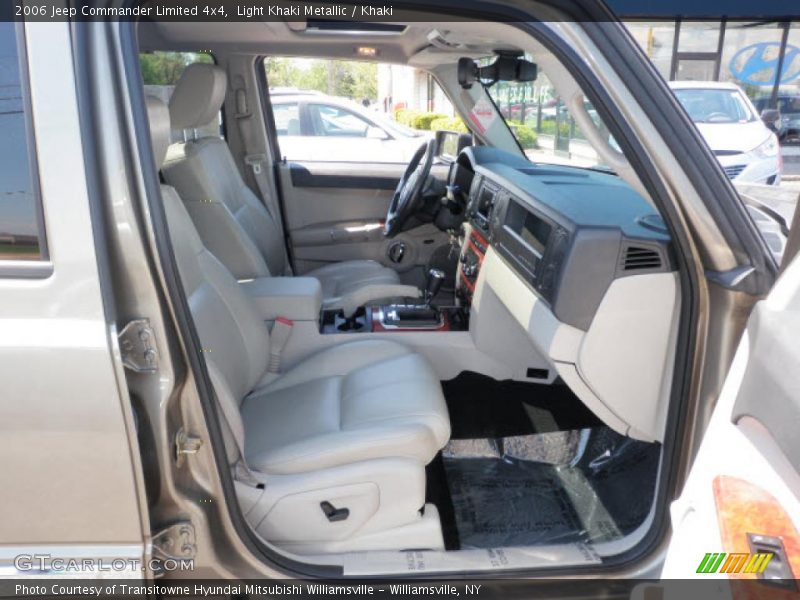 Light Khaki Metallic / Khaki 2006 Jeep Commander Limited 4x4