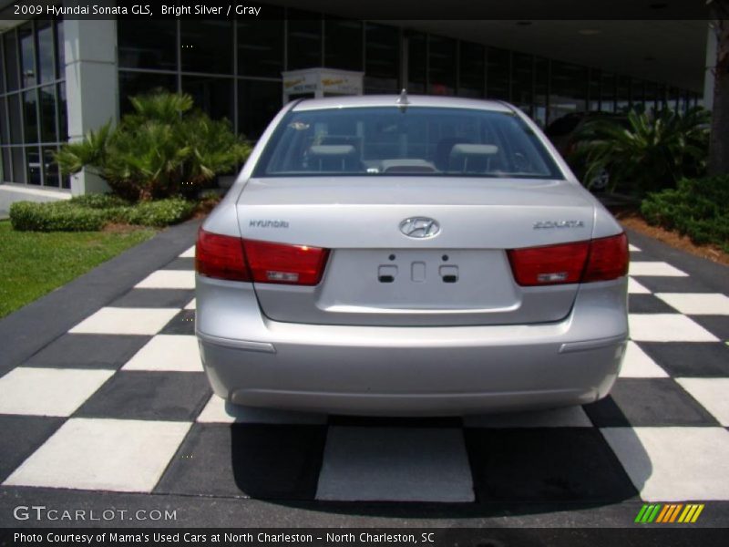 Bright Silver / Gray 2009 Hyundai Sonata GLS