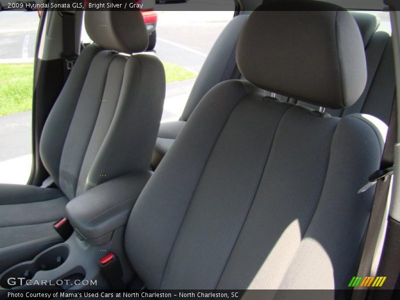 Bright Silver / Gray 2009 Hyundai Sonata GLS