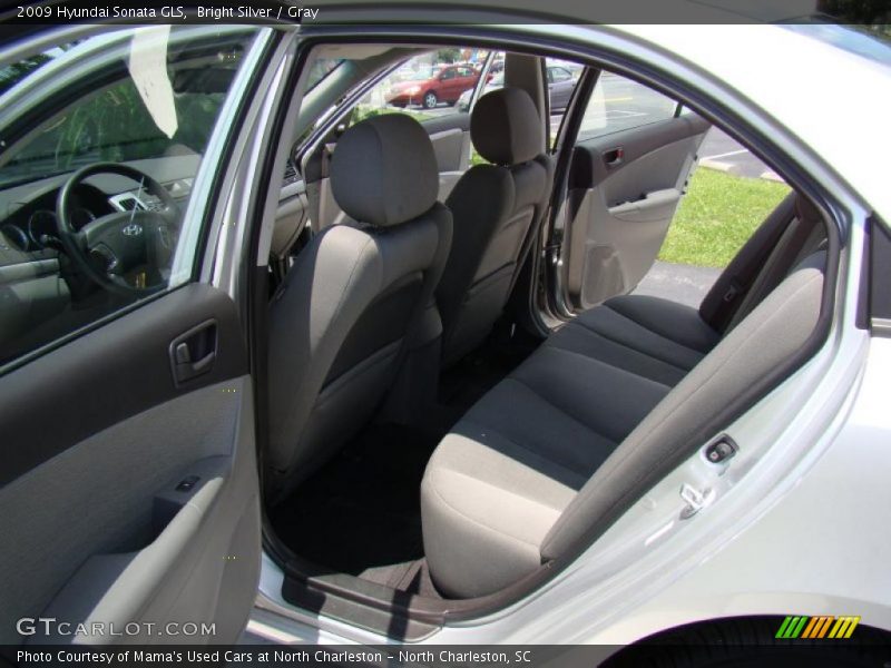 Bright Silver / Gray 2009 Hyundai Sonata GLS