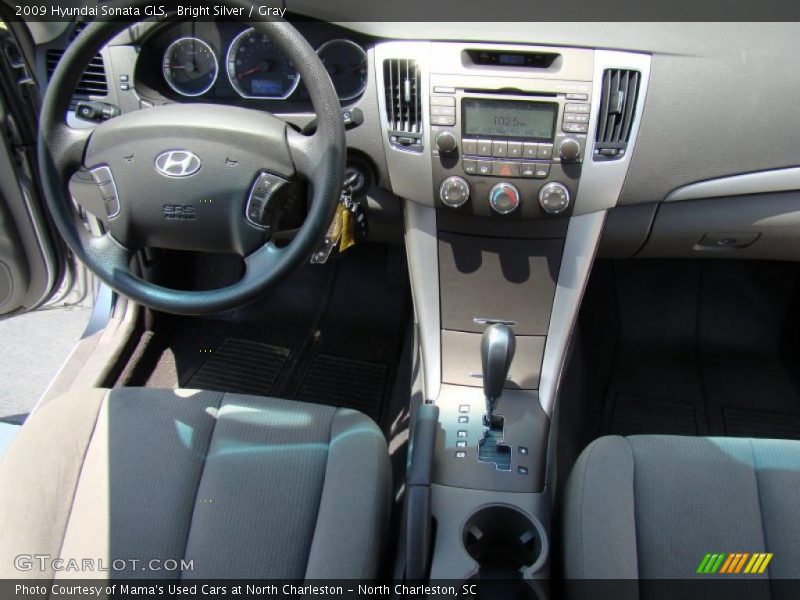 Bright Silver / Gray 2009 Hyundai Sonata GLS