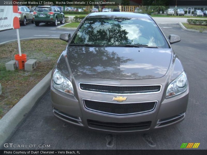 Mocha Steel Metallic / Cocoa/Cashmere 2010 Chevrolet Malibu LT Sedan