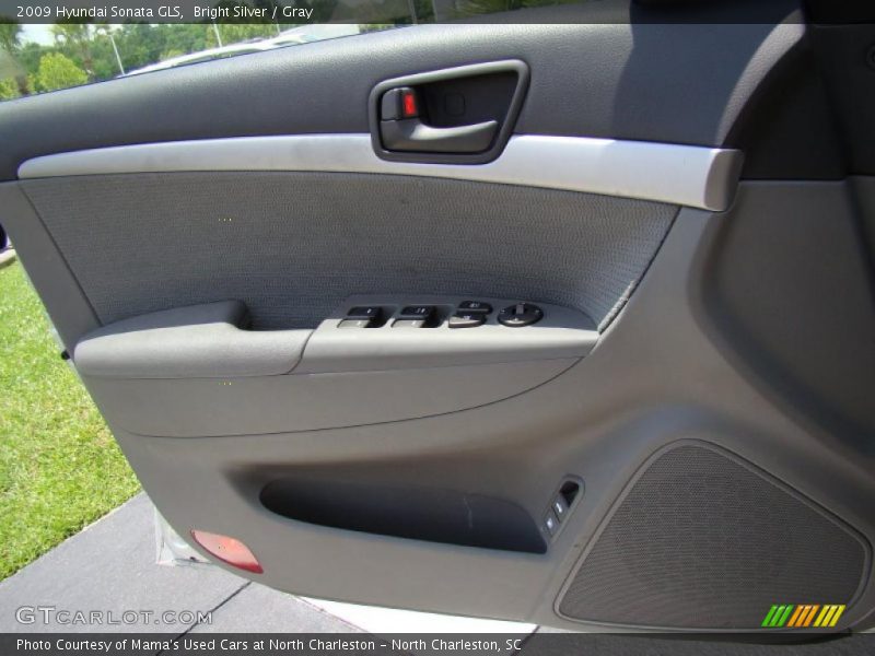 Bright Silver / Gray 2009 Hyundai Sonata GLS