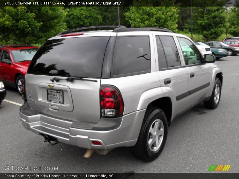 Graystone Metallic / Light Gray 2005 Chevrolet TrailBlazer LS 4x4