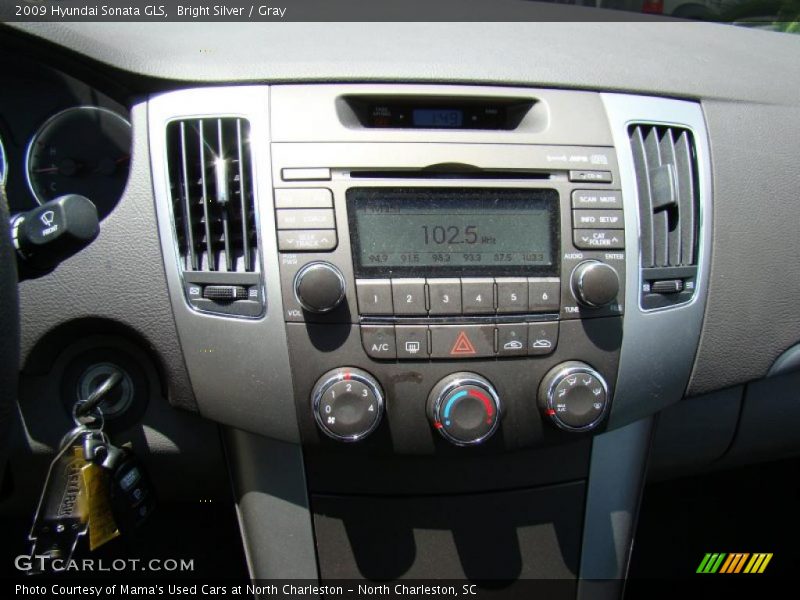 Bright Silver / Gray 2009 Hyundai Sonata GLS