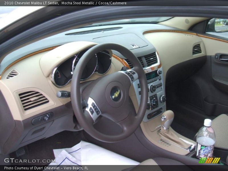 Mocha Steel Metallic / Cocoa/Cashmere 2010 Chevrolet Malibu LT Sedan