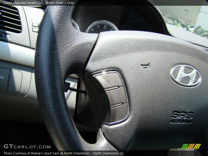 Bright Silver / Gray 2009 Hyundai Sonata GLS