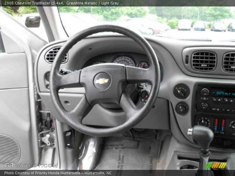Graystone Metallic / Light Gray 2005 Chevrolet TrailBlazer LS 4x4