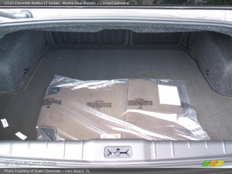 Mocha Steel Metallic / Cocoa/Cashmere 2010 Chevrolet Malibu LT Sedan