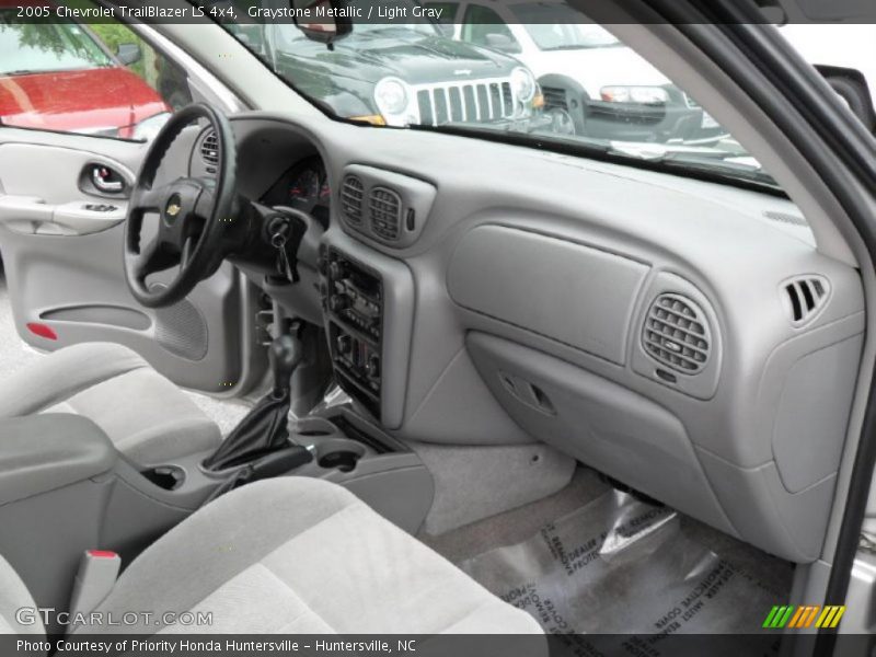 Graystone Metallic / Light Gray 2005 Chevrolet TrailBlazer LS 4x4