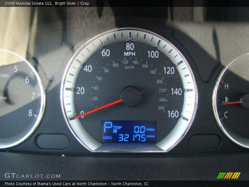 Bright Silver / Gray 2009 Hyundai Sonata GLS