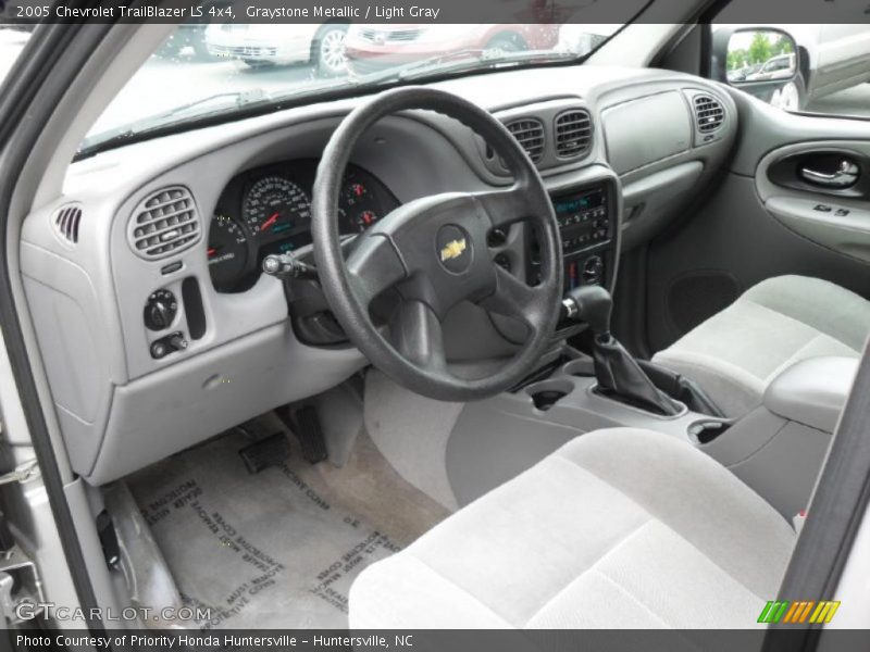 Graystone Metallic / Light Gray 2005 Chevrolet TrailBlazer LS 4x4