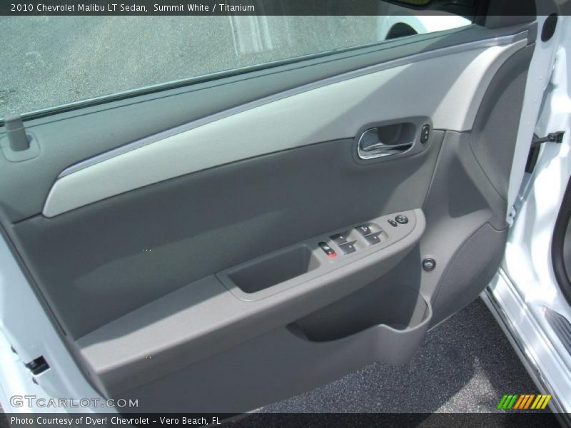 Summit White / Titanium 2010 Chevrolet Malibu LT Sedan