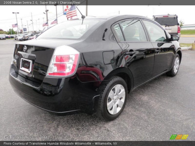 Super Black / Charcoal/Steel 2008 Nissan Sentra 2.0