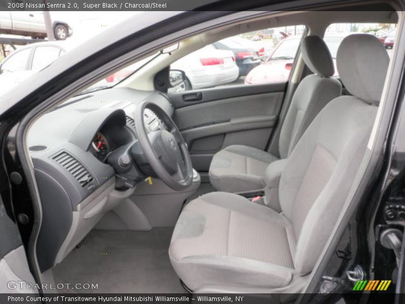 Super Black / Charcoal/Steel 2008 Nissan Sentra 2.0