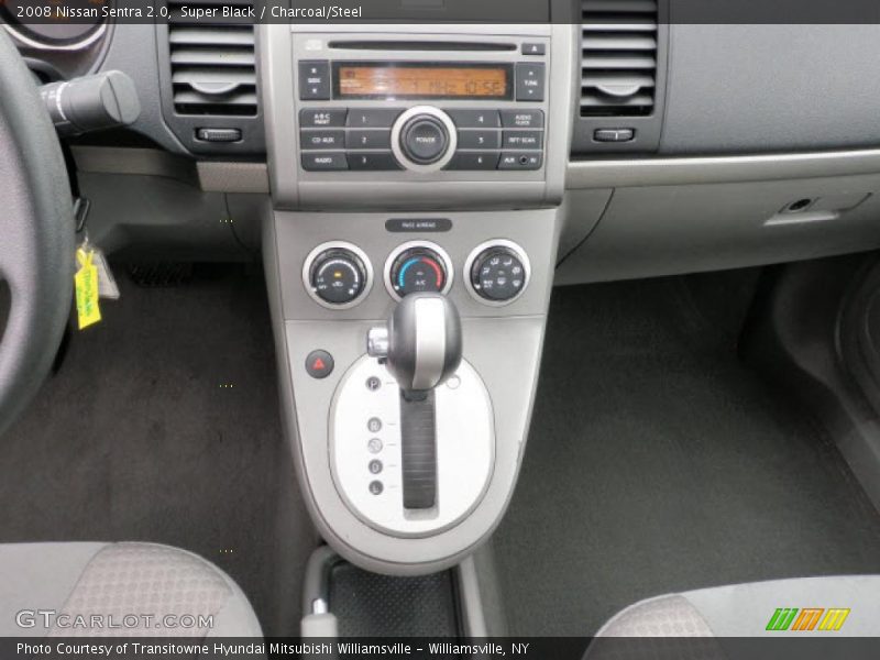 Super Black / Charcoal/Steel 2008 Nissan Sentra 2.0